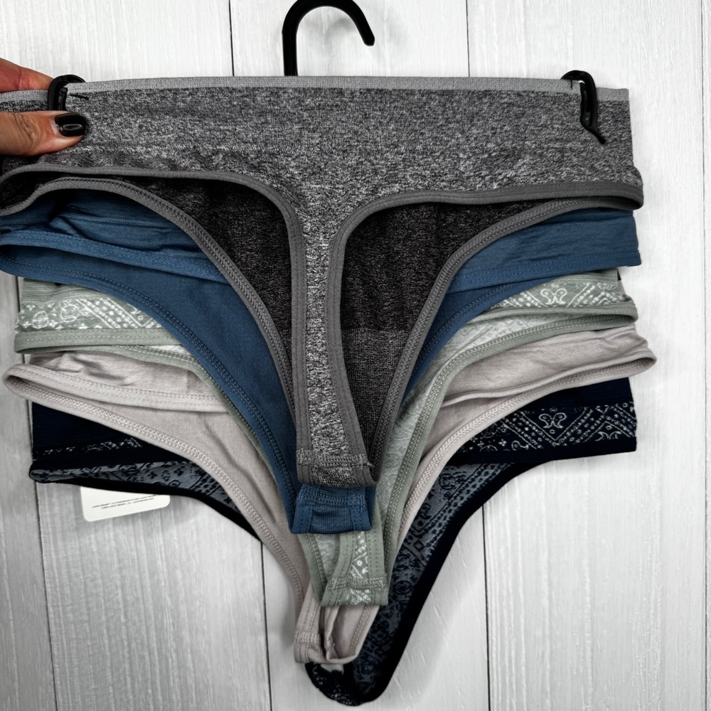 Lucky Brand Seamless Thongs - 5pk - Picture 4 of 5
